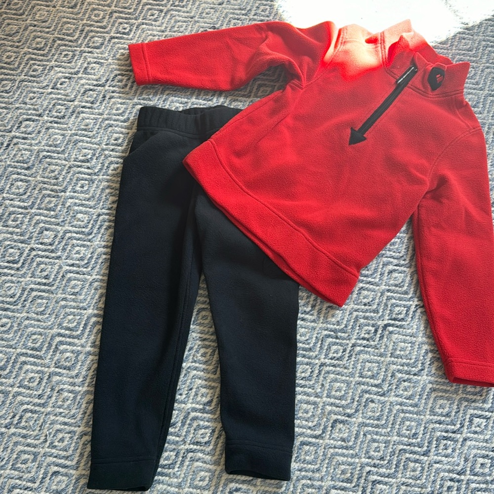 Obermeyer fleece ski separates, Size M (fit like 3T).